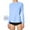 Light Blue, variant on FAHXNVB Women's UPF 50+ Sun T-Shirts UPF 50+ Sun Protection Long Sleeve Workout Athletic Running Gym Tops with Pockets Quick Dry Hiking Outdoor Top