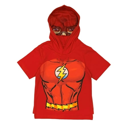 

DC Comics The Flash Hooded T-Shirt with Mask and Cape (Toddler Boys & Little Boys)