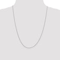 thumbnail image 5 of White Sterling Silver necklace Franco chain Round 24 in 0.95 mm, 5 of 5