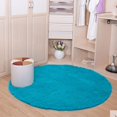 thumbnail image 4 of Alfombra de lana de seda circular para sala de estar, dormitorio, alfombra para puerta, alfombra para piso, canasta colgante, alfombra para silla giratoria, 4 of 4