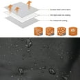 thumbnail image 3 of Boat Canopy, Sun  Oxford Cloth 4 Season Universal Foldable Bimini Top Replacement Cover Rainproof  for Canoes, 3 of 7