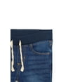 thumbnail image 2 of Wonder Nation Girls Knit Waistband Denim Shorts, Sizes 4-18 & Plus, 2 of 3