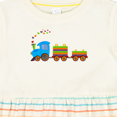 thumbnail image 4 of Inktastic Colorful Toy Train Girls Baby Dress, 4 of 5