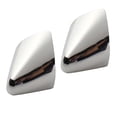 thumbnail image 2 of 2 protectores de puntas de zapatos de Metal, puntera de tacón alto, accesorios duraderos, suministros elegantes de Color sólido, tapa de puntas de zap Plata, 2 of 8