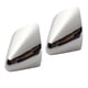 thumbnail image 2 of 2 protectores de puntas de zapatos de Metal, puntera de tacón alto, accesorios duraderos, suministros elegantes de Color sólido, tapa de puntas de zap Plata, 2 of 8