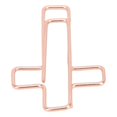 thumbnail image 2 of 100PCS Cross Paper Clips Rose Gold Metal Paper Clamps for Document Note Sorting and Organizing, 2 of 4