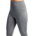 thumbnail image 2 of Fishers Finery Ecofabric Active Legging High Waist Yoga Pant; Cotton & Modal Blend (Light Heather Gray, L), 2 of 6