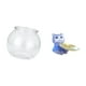 thumbnail image 5 of Acuario de escritorio,Pecera pequeña transparente,pecera,jarrón,mesa,Tanque de peces Contenedor de acuario transparente Hogar,Figura de oso,Bandeja para gatos Bandeja para dulces para gatos, 5 of 8