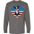 thumbnail image 3 of Inktastic Boston Terrier Dog Us Flag July 4th Long Sleeve T-Shirt, 3 of 5