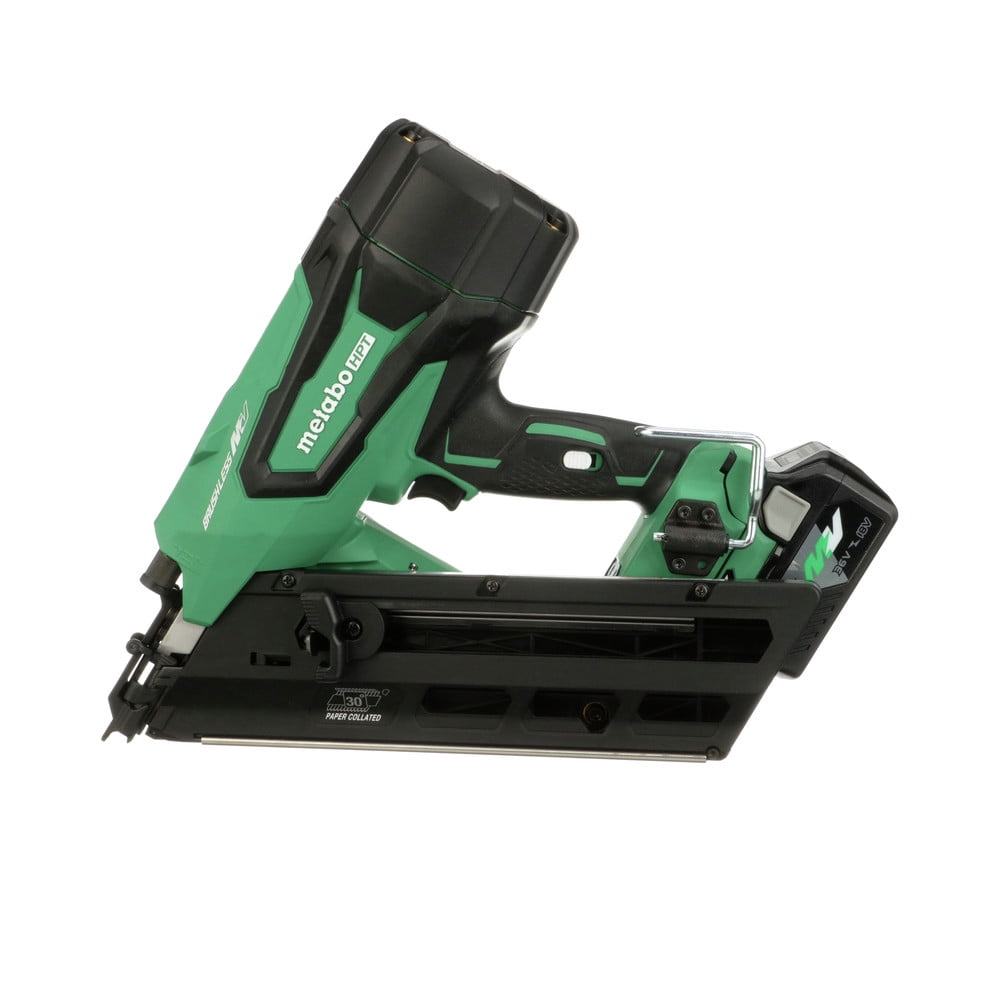 MultiVolt 36V Brushless Lithium-Ion Cordless Paper Strip Framing Nailer Kit (2.5 Ah)