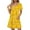Yellow, variant on Yotami Women's Short Sleeve Summer Dress with Pocket Boho Midi Dress Floral Print V-Neck Dress for Vacation