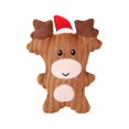 thumbnail image 2 of Plush Deer Squeaky Toy for Dogs Brown Christmas Pet Chew Toy Helps Training and Teething 12.5 inches, 2 of 5