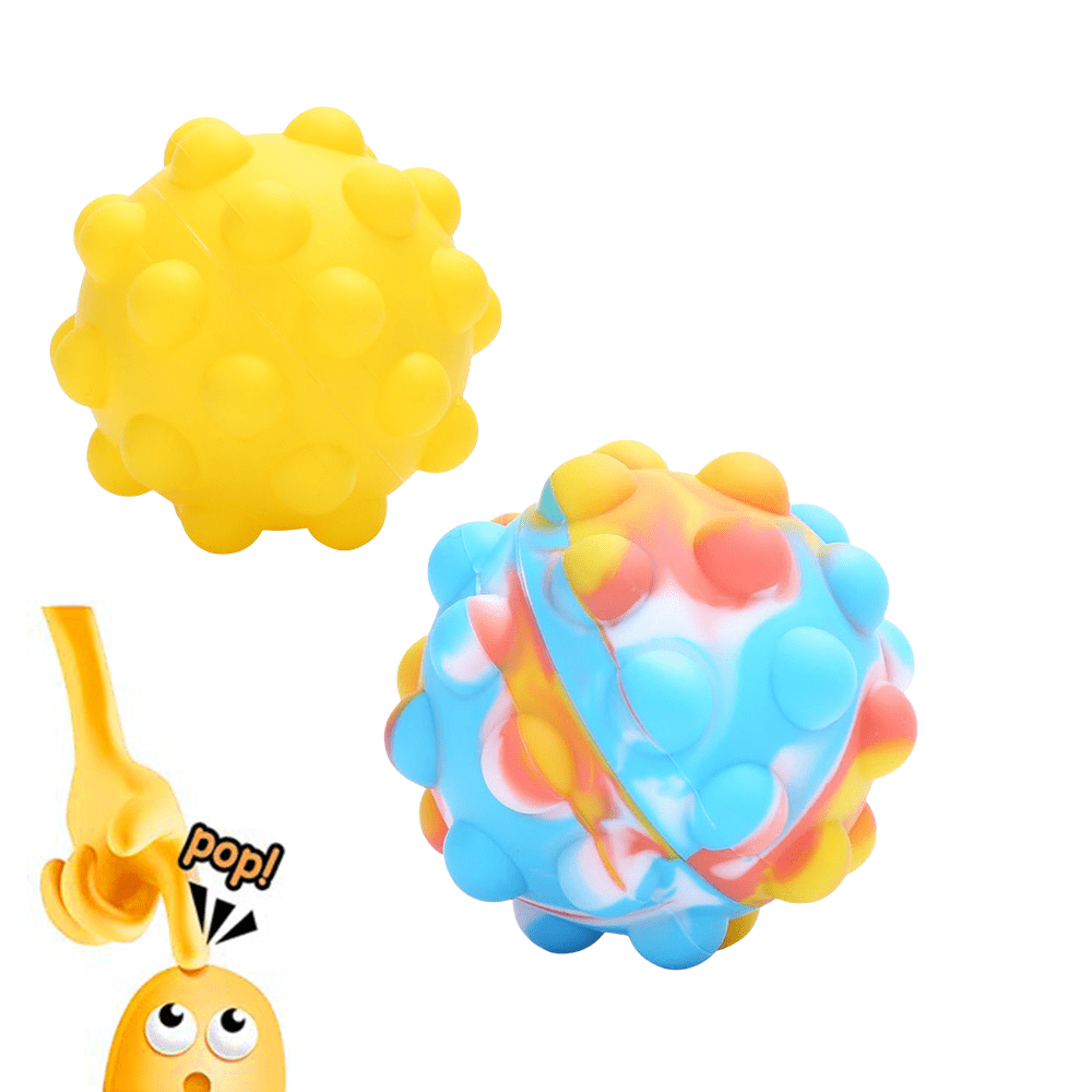 Pop Stress Balls Fidget Toy , Portable Poppers Its Bubble Sensory Toys