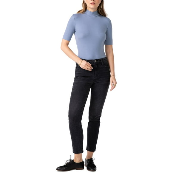 Unpublished Debbie Slim Mom Jeans, Black 32