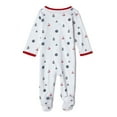 thumbnail image 2 of Wonder Nation Long Sleeve Crew Neck Graphic Print Pajamas (Newborn) 1 Pack, 2 of 3