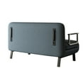 thumbnail image 5 of 55″ Convertible Chair Bed, Tri-Fold Sofa Bed with Adjustable Backrest & Pillow, Leisure Chaise Lounge Couch with Sturdy Iron Frame for Home & Office, Comfortable Sleeper Chair, 5 of 9