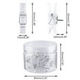 thumbnail image 7 of 50 Pcs Photo Clip-shaped Thumb Tacks Clear Push Pins Home Decorative Push Pins, 7 of 7