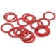 thumbnail image 4 of Surtido de arandelas de fibra, kit de 600 piezas de arandelas planas de fibra de papel de acero rojo, junta de aislamiento surtida, 4 of 5
