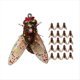 thumbnail image 1 of Cebo de Pesca con Mosca Biónica Marrón, Señuelo Cebo de Pesca con Mosca Biónica con Señuelo para Insectos, 1 of 5