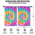 thumbnail image 2 of Blackout Kids Curtains,Colorful Tie Dye Mandala Pattern Childrens Insulated Curtains Set Of 2,Bedroom Essentials,Toddler Room Decor 42"x63", 2 of 5