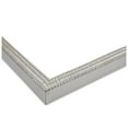 thumbnail image 5 of ArtToFrames 18" x 25" Bright Silver Picture Frame, 18x25 inch Silver Wood Poster Frame (WOM-4752), 5 of 7