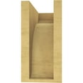 thumbnail image 4 of 5"W x 10"D x 10"H Classic Legacy Rough Cedar Woodgrain TimberThane Corbel, Primed Tan, 4 of 6