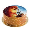 Dekora 236039 - Kids Birthday Cake Topper - Disney The Lion King Edible Image - Round 8" Wafer Disc