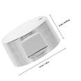 thumbnail image 2 of CATIEBYE 4Pack Zinc Alloy Gas Stove Knobs for Kitchen Use Silver Round Control Burners Replacement, 2 of 7