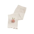 thumbnail image 2 of Odeerbi 1-7 Años Niñas Mallas de Punto de Canalé Con Ribete de Lechuga Mallas Elásticas Capris Pantalones de Verano Casual Cintura Elástica Pantimedias Recortadas, 2 of 5