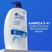 (2 pack) Head & Shoulders Dandruff Shampoo, Classic Clean, with 1% Pyrithione Zinc, 28.2 fl oz