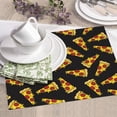 thumbnail image 6 of Dish Drying Mat, Cute Pizza Black Highly Absorbent Drying Matt Kitchen Counter, Dish Mat Drying Pad Dishes Drainer Mats for Kitchen Counter or Sink, 16 x 18 inch, 6 of 6