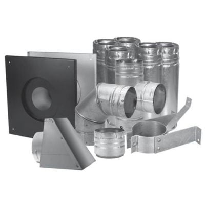 England's Stove AC-3000 Through-the-Wall Pellet Stove Exhaust Vent Kit, 3-In. by ENGLAND'S STOVE