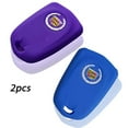 thumbnail image 3 of 2pcs Dobrev 5 Buttons Silicone Case Protector Key Fob Cover Smart Car Remote Holder for Cadillac XT 5 ATS CT6 XTS SRX CTS ATS-L Escalade CTS 2016 2017 (Blue and Purple), 3 of 4