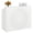 White, variant on Fnova 46.46" Reception Desk, Cable Grommet Office Front Desk for Small Business Office, Salon Front Desk, Retail Counter & Commercial Space