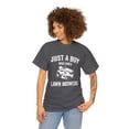 thumbnail image 3 of Just a Boy Who Loves Lawn Mowers Shirt, Funny Lawn Mowing Gift Tee -ID: 581, 3 of 7