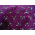 thumbnail image 4 of oneOone Cotton Silk Fabric Floral Block Printed Fabric 1 Yard 42 Inch Wide, 4 of 4