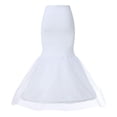 thumbnail image 5 of RUTAYY Women 2 A-Line Floor Length Wedding Ball Gown Petticoat Underskirt Solid Color Casual Travel Skirts, 5 of 6