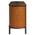 thumbnail image 5 of Modway Coralie Curved 71" Vegan Leather Oval TV Stand in Brown, 5 of 8
