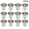 thumbnail image 2 of Eease Metal Shot Glasses Coffee Tumbler 12Pcs Stainless Steel Drinking Cups, 2 of 5