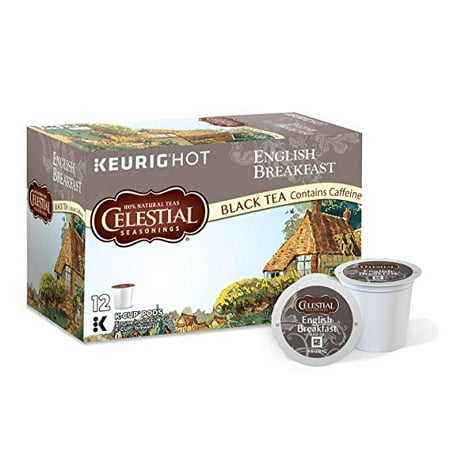 Celestial Seasonings English Breakfast Tea Keurig Single-Serve K-Cup Pods, 12 Count