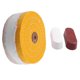 thumbnail image 2 of 10 Piezas Ruedas de Pulido de 6 Pulgadas para Amoladora de Banco con Kit de Compuestos de Pulido, Blanco Y Amarillo, 2 of 5