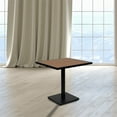 thumbnail image 2 of Flash Furniture 30" Table à Manger Patio Carré avec Lattes Poly en Faux Teck, 2 of 9