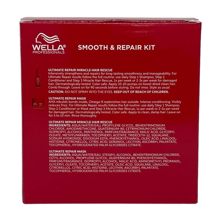 Wella Ultimate Smooth & Repair Anti-Frizz Kit 1 kit - Walmart.com