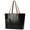 Black, variant on SENDEFN Tote Bags with Zipper Leather Purses and Handbags for Women Large Hobo Shoulder Bag
