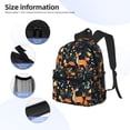 thumbnail image 5 of Haiem Forest Elf Lightweight Backpack for School, Classic Basic Water Resistant Casual Daypack for Travel with Bottle Side Pockets, 5 of 8