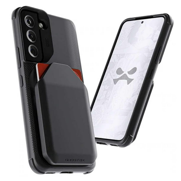 Funda GHOSTEK Exec para Samsung S22 Negra con Porta tarjetas
