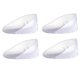 thumbnail image 1 of Taloneras de gel resistentes, inserto de cojín para absorción de impactos, fascitis plantar, alivio de enfermedades y dolor en el talón (2 pares), 1 of 5