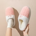 thumbnail image 5 of Leozcaa Womens Slipper Memory Foam Fluffy Soft Warm Slip On House Slippers Cozy Plush for Indoor Outdoor, 5 of 7