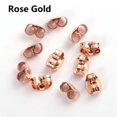 thumbnail image 1 of Gold Silver Color Small Butterfly Ear Stud Jewelry Findings Accessories Stainless Steel Jewelry Making Supplies Ear Stopper Earring Blocked Earrings Back ROSE GOLD, 1 of 8
