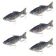 thumbnail image 2 of 5 piezas Swimbaits Crankbaits Lentos hundimiento de múltiples señuelos de pesca de múltiples articulaciones para crappie perch salmón walleye pesca, 2 of 8